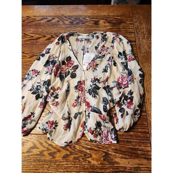 NWT Christy Dawn Emmy Top in Floribunda sz Small - Picture 2 of 4